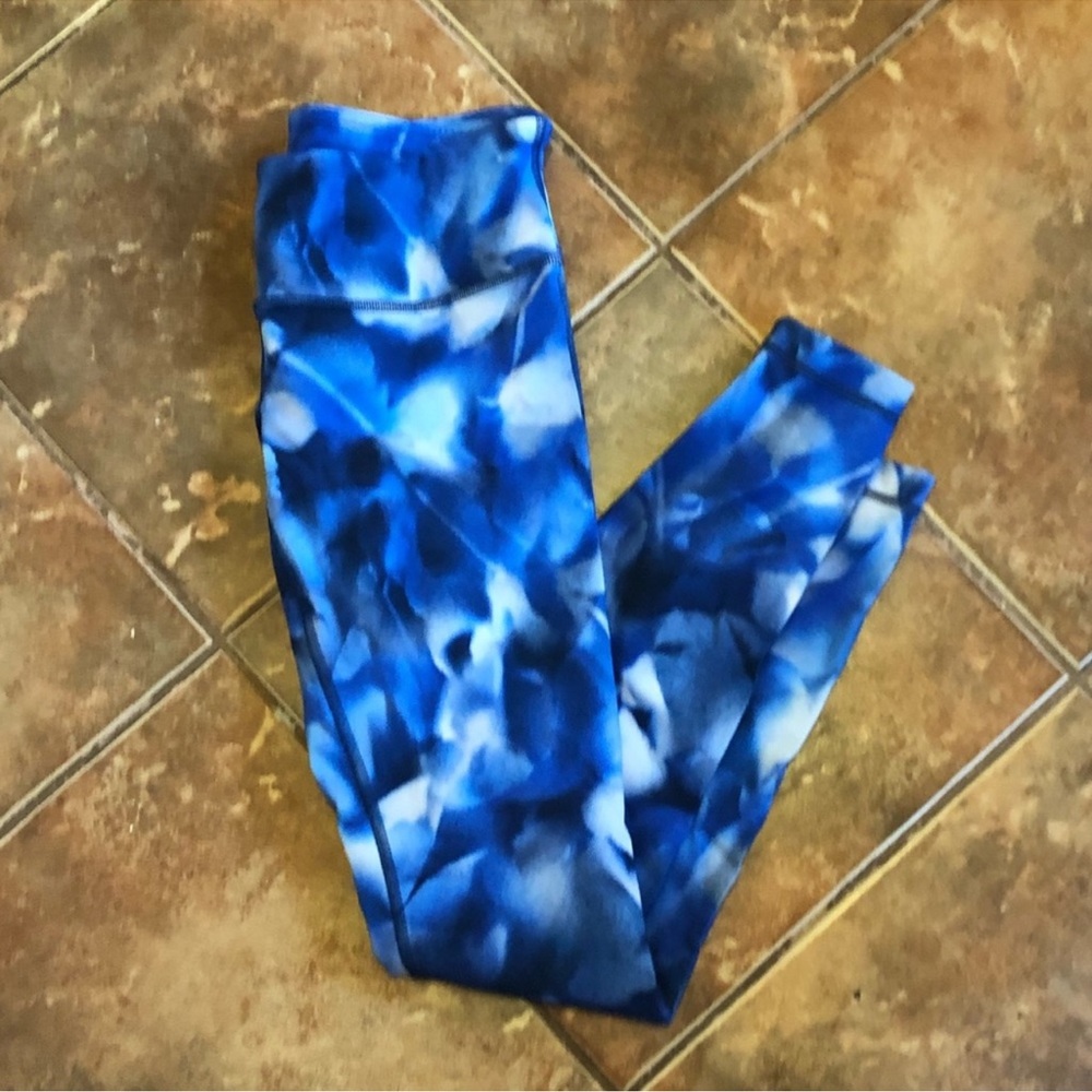 Lululemon Blue Patterned Leggings
